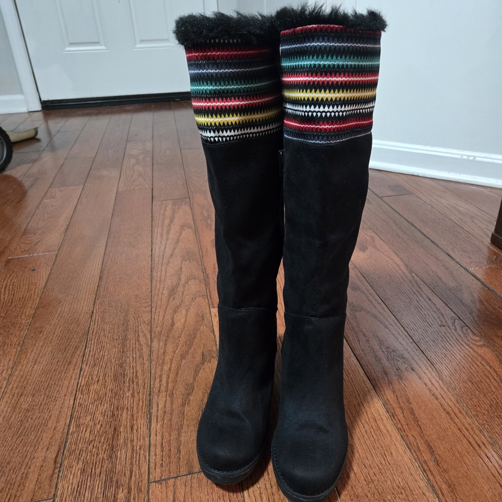Canyon River Blues Black and Striped Women's Boots